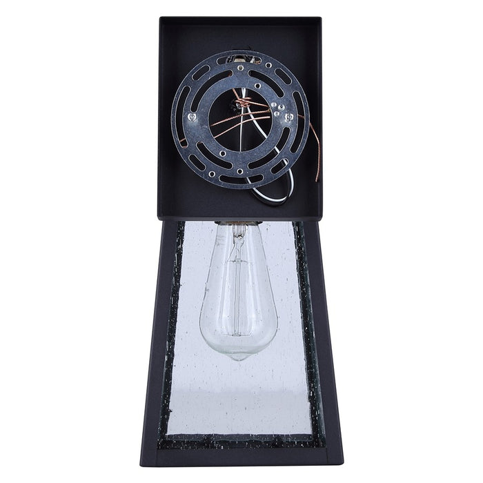 Canarm Coralea 1 Light 13" Outdoor Lantern, Sand Black