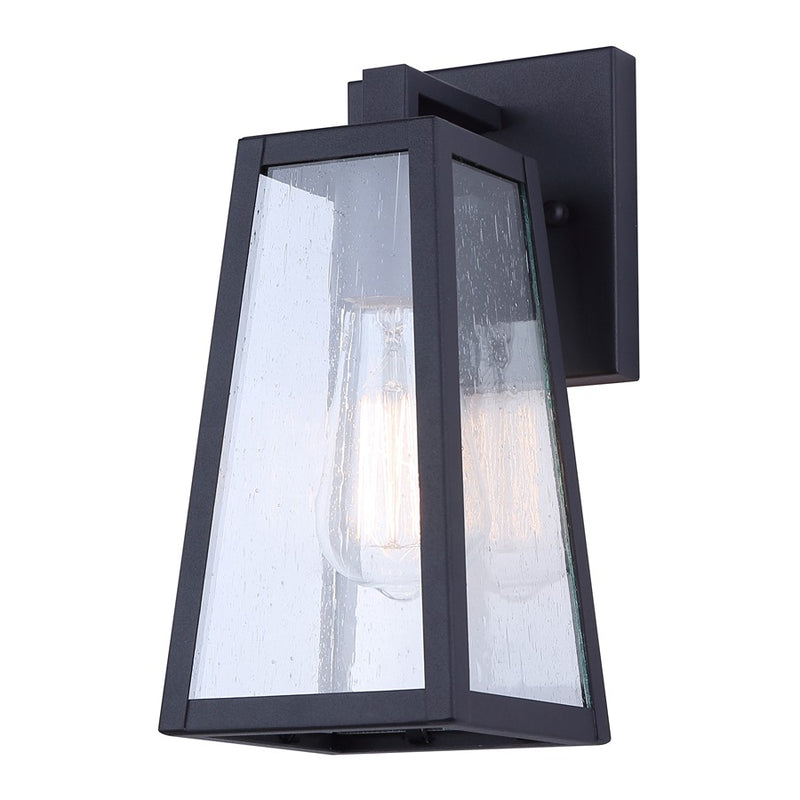 Canarm Coralea 1 Light 10.75" Outdoor Lantern, Sand Black