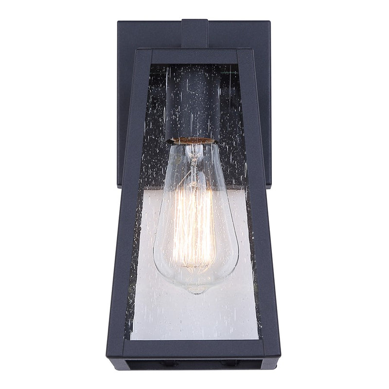 Canarm Coralea 1 Light 10.75" Outdoor Lantern, Sand Black