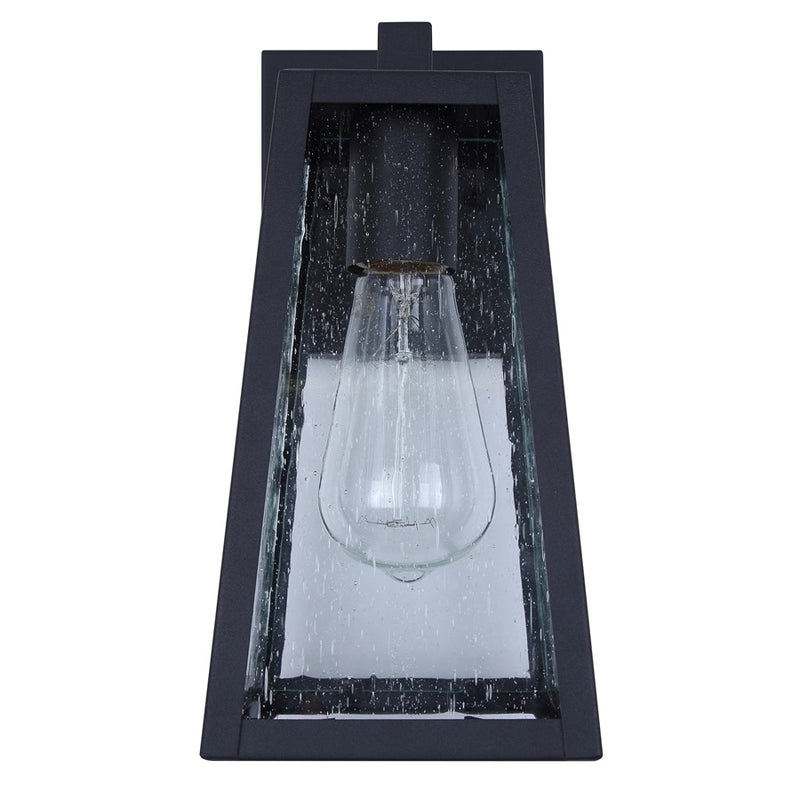 Canarm Coralea 1 Light 10.75" Outdoor Lantern, Sand Black