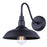 Canarm Desi 1 Light 10" Outdoor Lantern, Sand Black