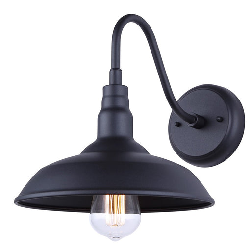Canarm Desi 1 Light 10" Outdoor Lantern, Sand Black