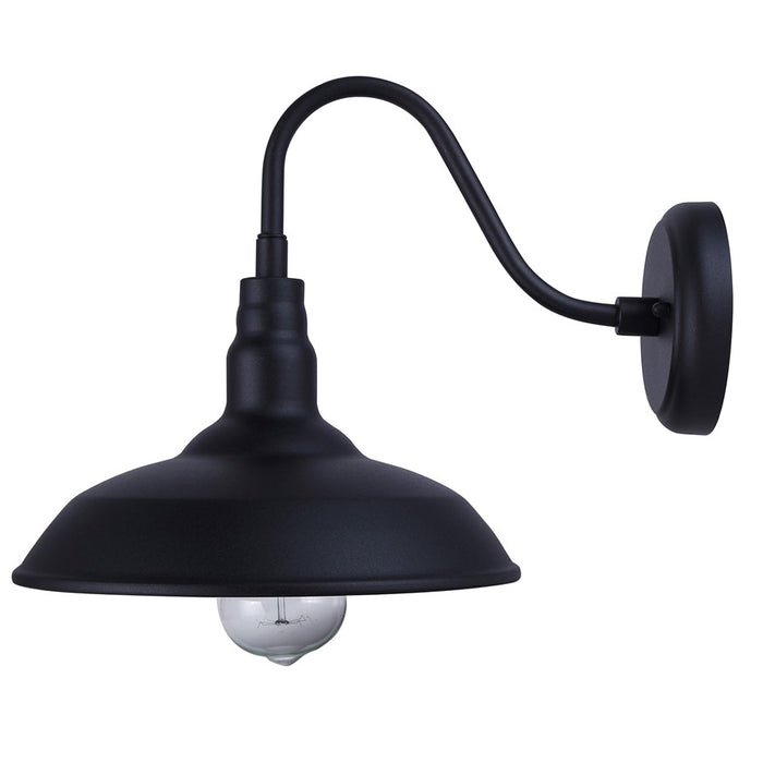 Canarm Desi 1 Light 10" Outdoor Lantern, Sand Black