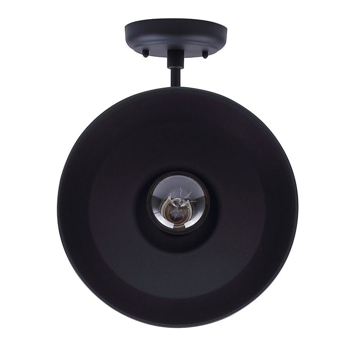 Canarm Desi 1 Light 10" Outdoor Lantern, Sand Black