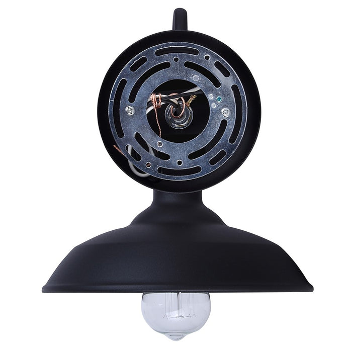 Canarm Desi 1 Light 10" Outdoor Lantern, Sand Black