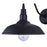 Canarm Desi 1 Light 10" Outdoor Lantern, Sand Black