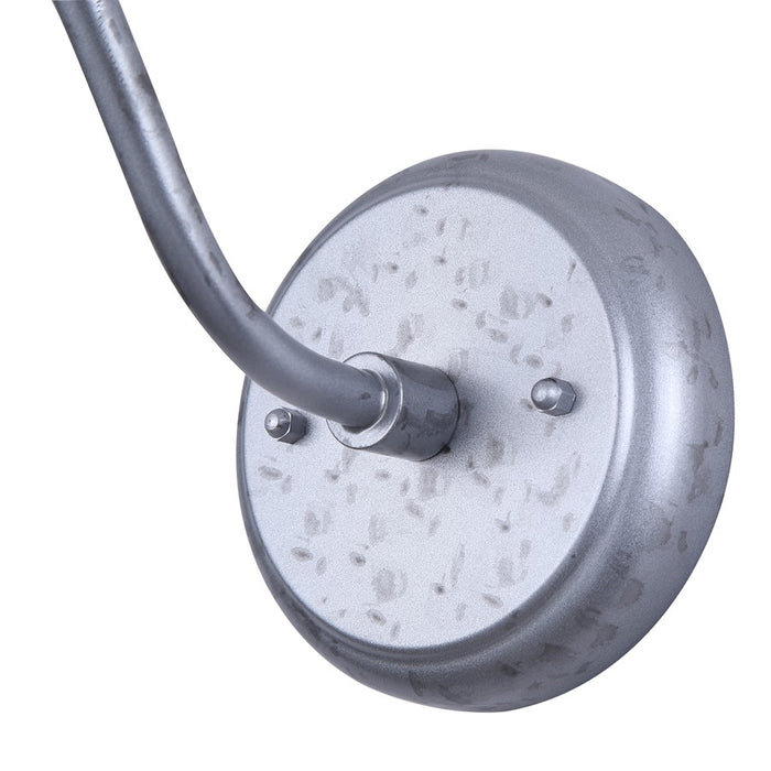 Canarm Desi 1 Light 10" Outdoor Lantern, Distressed Galvanized