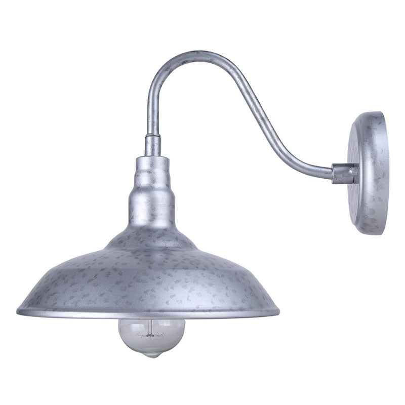 Canarm Desi 1 Light 10" Outdoor Lantern, Distressed Galvanized