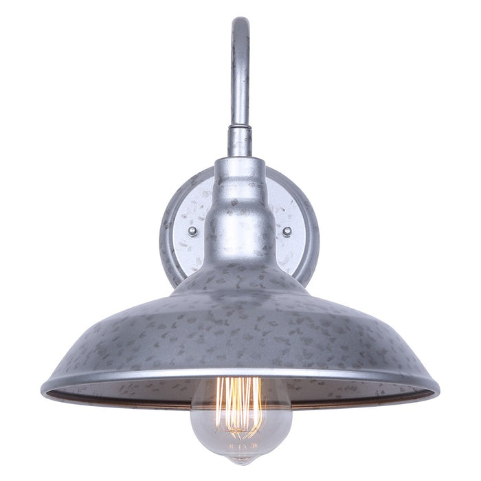 Canarm Desi 1 Light 10" Outdoor Lantern, Distressed Galvanized