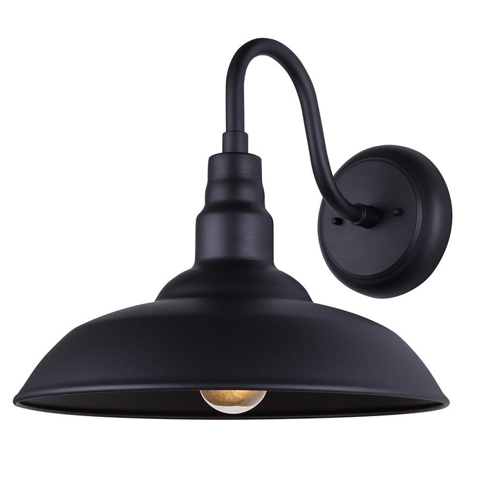 Canarm Valec 1 Light 13" Outdoor Lantern, Sand Black