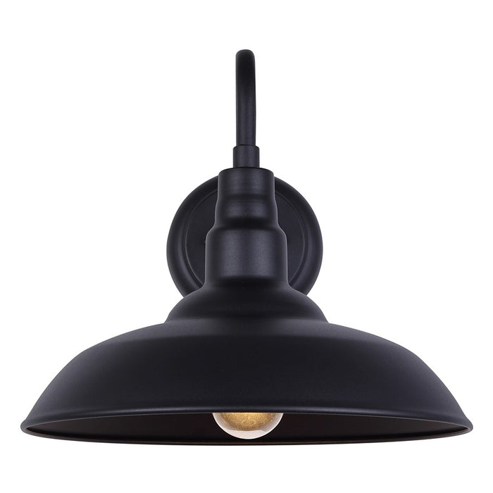 Canarm Valec 1 Light 13" Outdoor Lantern, Sand Black