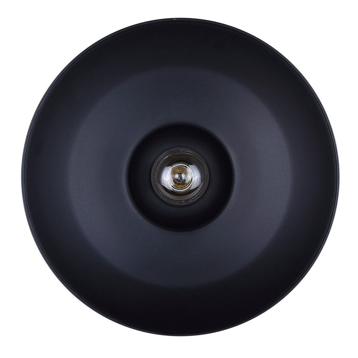 Canarm Valec 1 Light 14" Outdoor Flush Mount, Sand Black