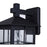 Canarm Dom 1 Light 11.5" Outdoor Lantern, Sand Black