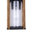 Canarm Aki 1 Light 12" Outdoor Lantern, Black/Wood