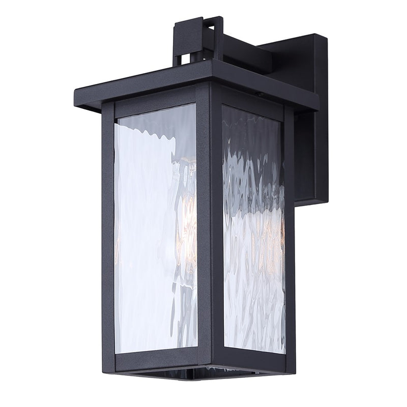 Canarm Shana 1 Light 12" Outdoor Lantern, Black