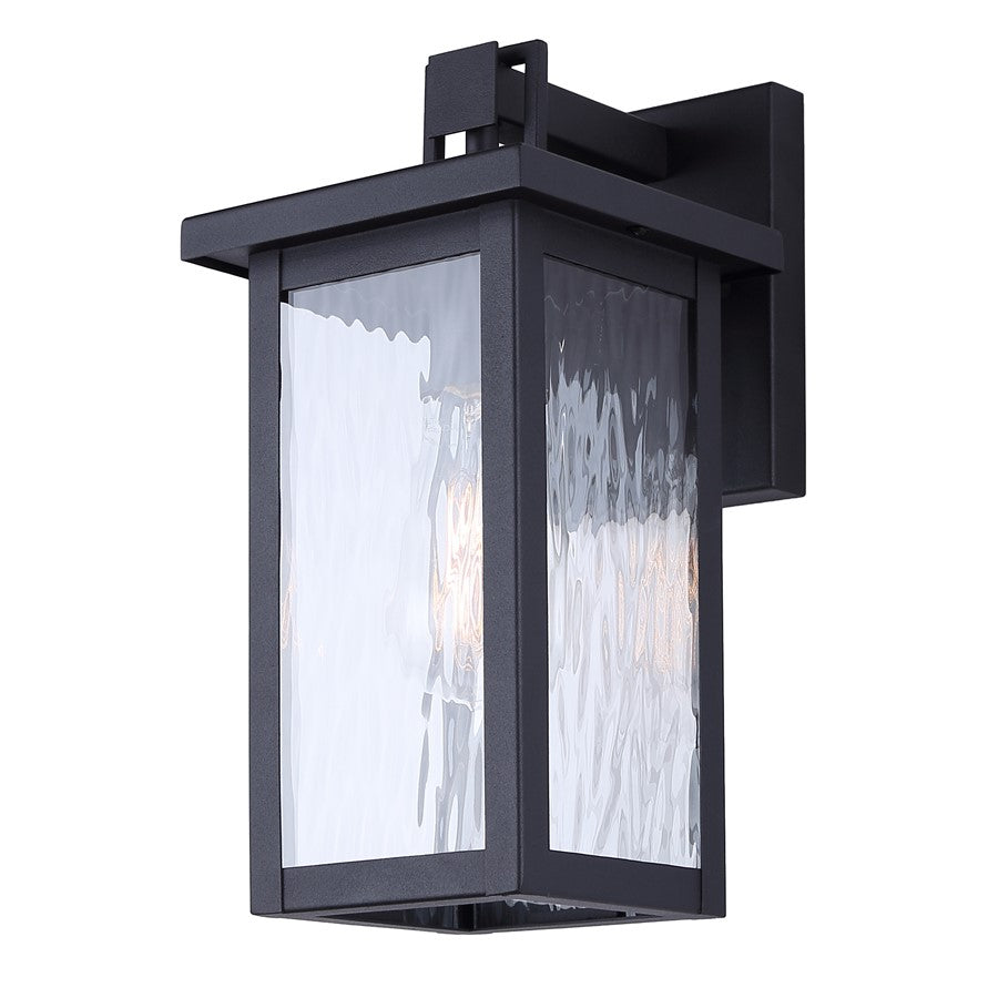 Canarm Shana 1 Light 12" Outdoor Lantern, Black
