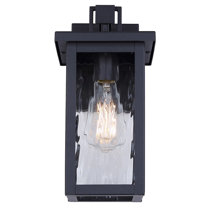 Canarm Shana 1 Light 12" Outdoor Lantern, Black