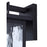 Canarm Shana 1 Light 12" Outdoor Lantern, Black