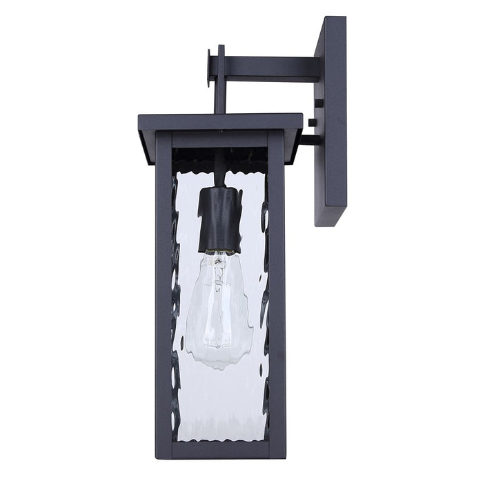 Canarm Shana 1 Light 16" Outdoor Lantern, Black