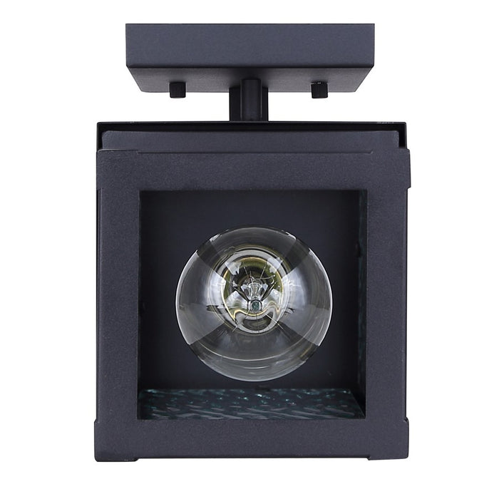 Canarm Shana 1 Light 16" Outdoor Lantern, Black