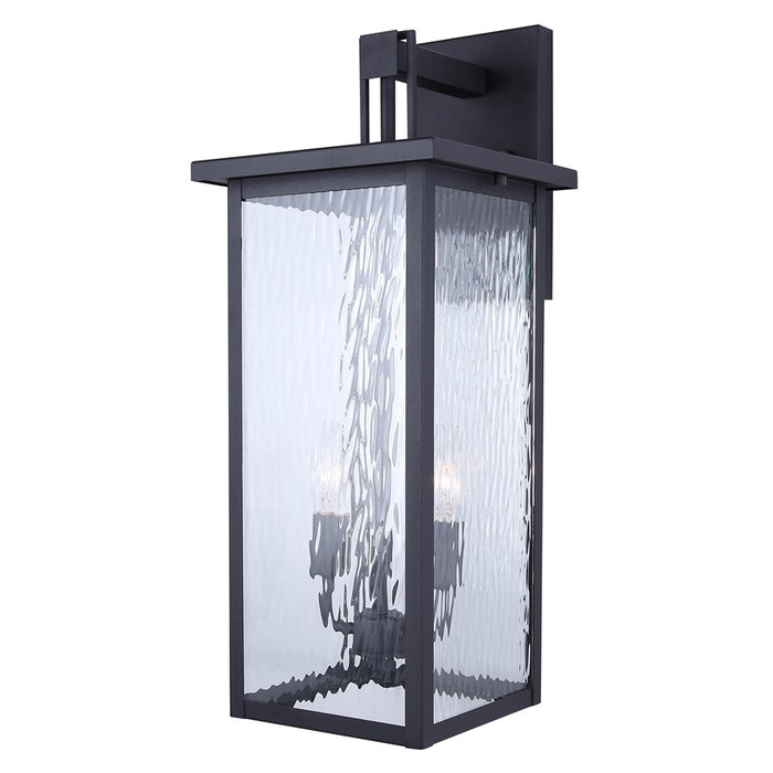 Canarm Shana 2 Light 22" Outdoor Lantern, Black
