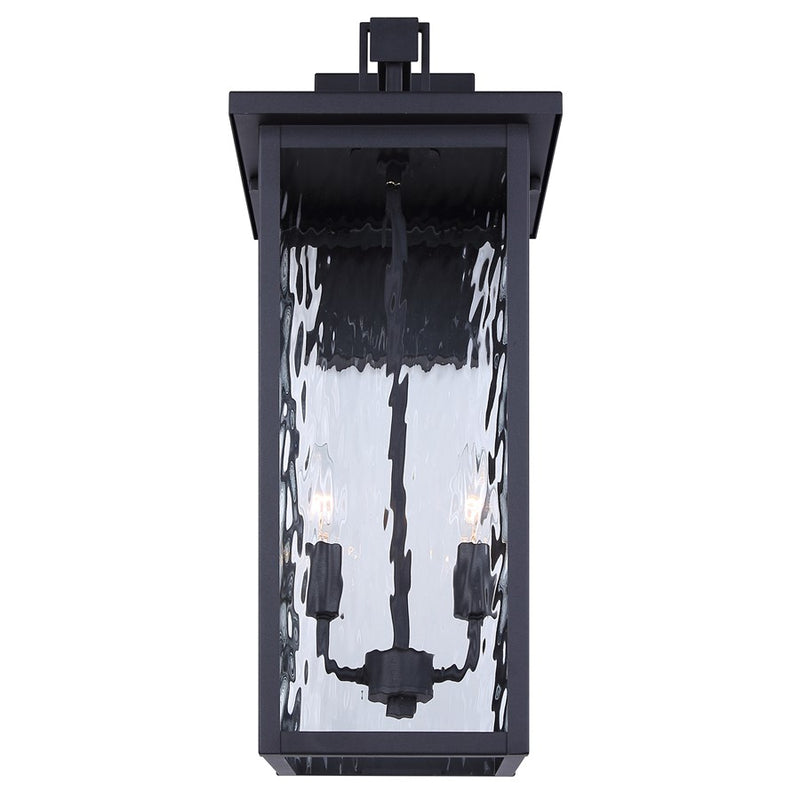 Canarm Shana 2 Light 22" Outdoor Lantern, Black