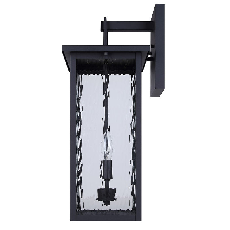 Canarm Shana 2 Light 22" Outdoor Lantern, Black