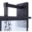 Canarm Shana 4 Light 30" Outdoor Lantern, Black