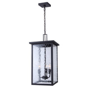 Canarm Shana 3 Light 11" Outdoor Pendant, Black - IOL707BK