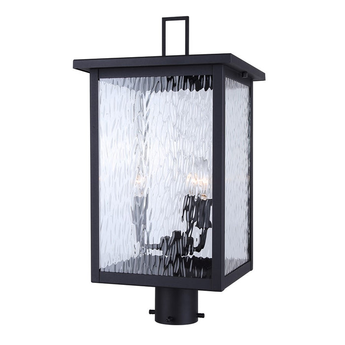 Canarm Shana 3 Light 22" Outdoor Post Lantern, Black - IOL708BK