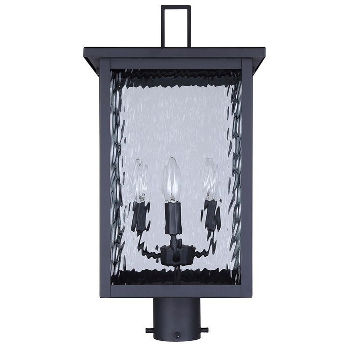 Canarm Shana 3 Light 22" Outdoor Post Lantern, Black