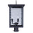 Canarm Shana 3 Light 22" Outdoor Post Lantern, Black