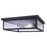 Canarm Shana 3 Light 18" Outdoor Flush Mount, Black