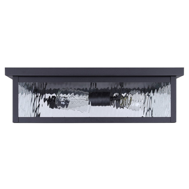 Canarm Shana 3 Light 18" Outdoor Flush Mount, Black