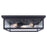 Canarm Shana 3 Light 18" Outdoor Flush Mount, Black