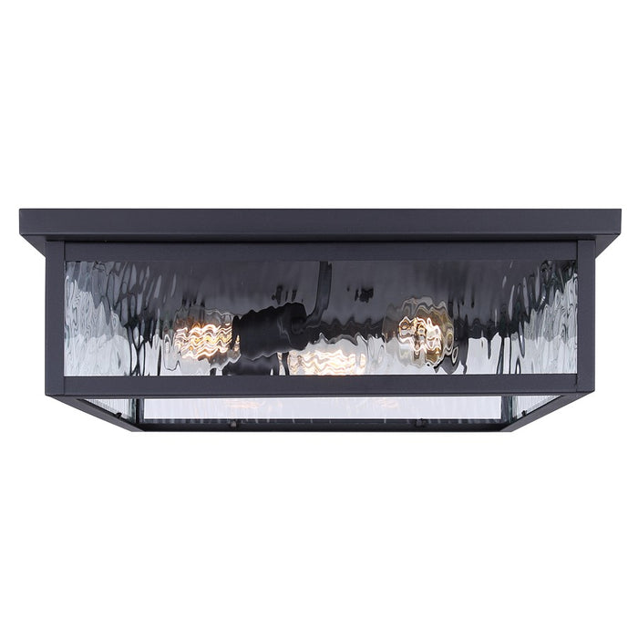 Canarm Shana 3 Light 18" Outdoor Flush Mount, Black