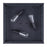 Canarm Shana 3 Light 18" Outdoor Flush Mount, Black
