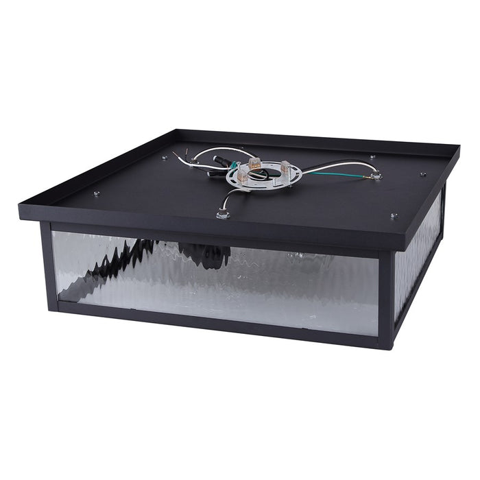 Canarm Shana 3 Light 18" Outdoor Flush Mount, Black