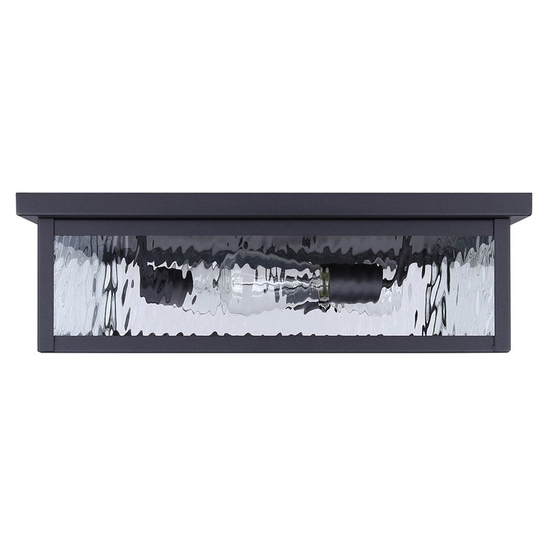 Canarm Shana 3 Light 18" Outdoor Flush Mount, Black
