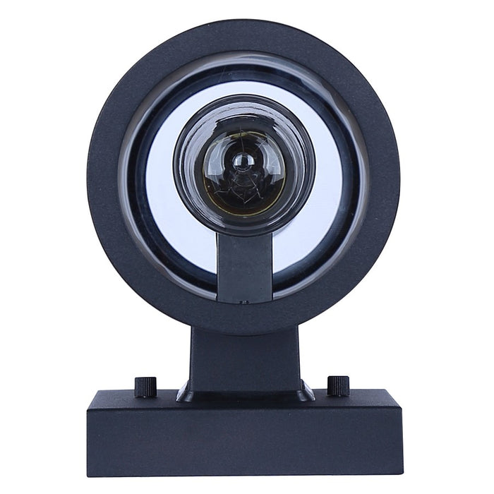 Canarm Braxton 2 Light 4.25" Outdoor Lantern, Black