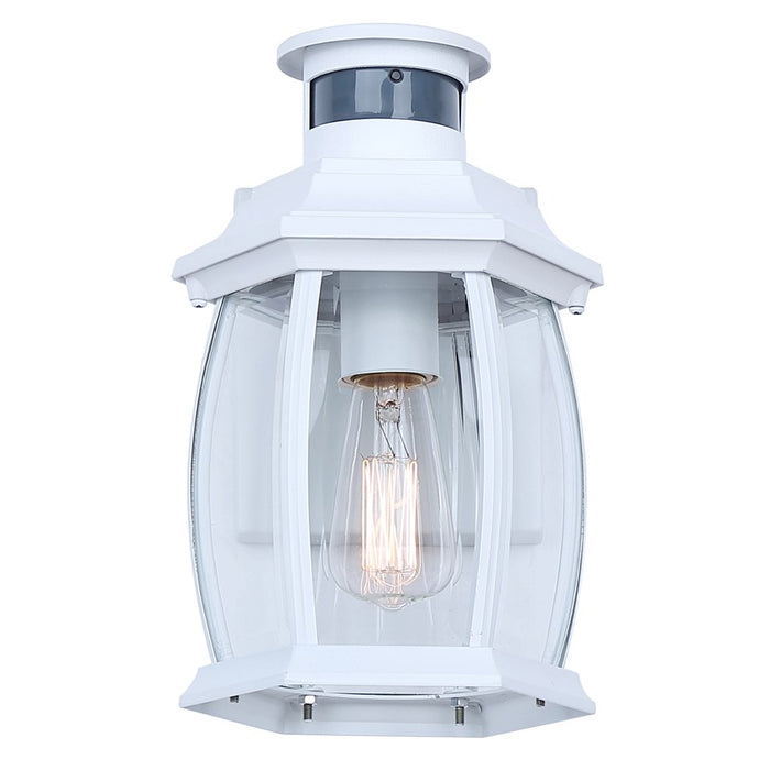 Canarm Buckly 1 Light 10.25" Outdoor Lantern, White