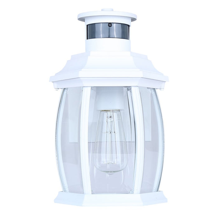 Canarm Buckly 1 Light 10.25" Outdoor Lantern, White