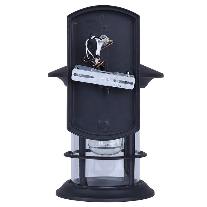 Canarm Dakota 1 Light 12.5" Outdoor Lantern, Black