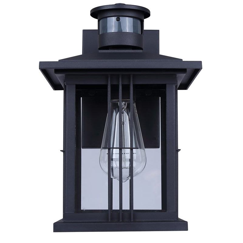Canarm Grant 1 Light 12" Outdoor Lantern, Black