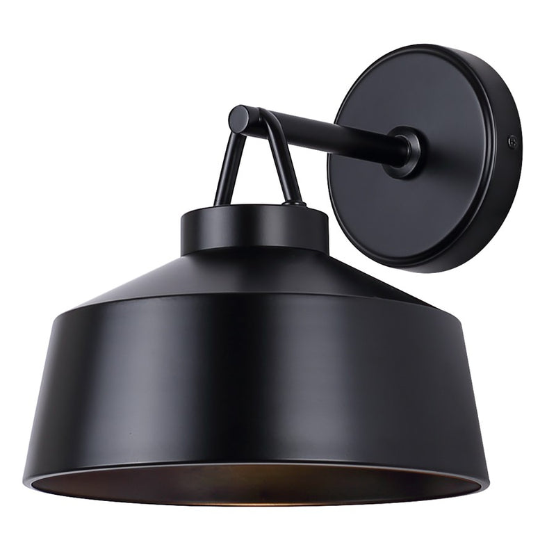 Canarm Orillia 1 Light 9.75" Outdoor Lantern, Black