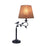 Canarm Havran 1 Light 31" Outdoor Table Lamp, black