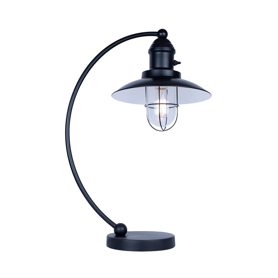 Canarm Cavea 1 Light 26" Outdoor Lantern, Matte Black