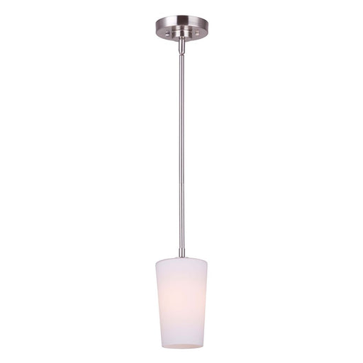Canarm Vita 5in 1-Light Pendant | Modern Brushed Nickel Metal | Kitchen Island & Dining Room | 5 x 5 x 22251 in | Model IPL1012A01BN