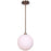 Canarm Simone 1 Light 9.75" Pendant, Gold