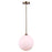 Canarm Simone 1 Light 9.75" Pendant, Gold